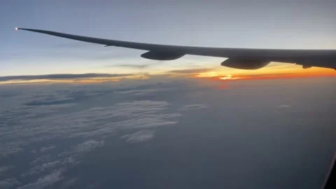 The natal background of the sky with clouds. Top view Video stock 203504258
