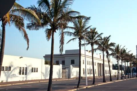 Natal command ex-army headquarters on durban's golden mile Stock Photos