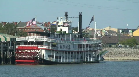 Natchez Steamboat 库存影片 609803