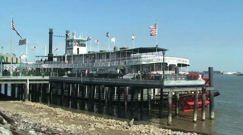 Natchez Steamboat 库存影片 611320