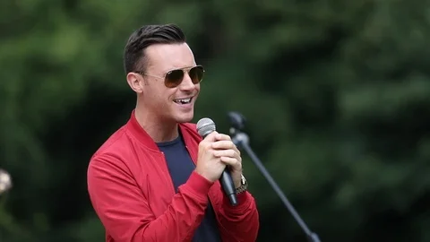 Nathan Carter Personal Performance (Slow-Mo) Stock Footage 101861101