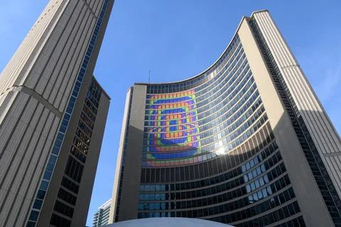 Nathan Philips Square preparing for FIFA World Cup 2026 Stock Photos