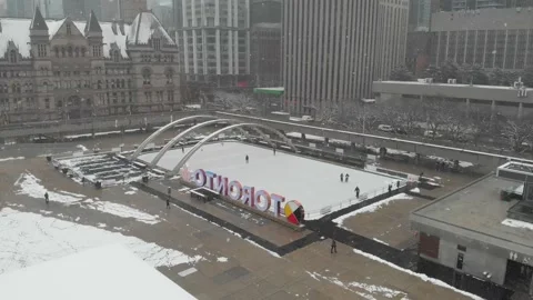 Nathan Phillips during a snowstorm Stock Footage 146968998