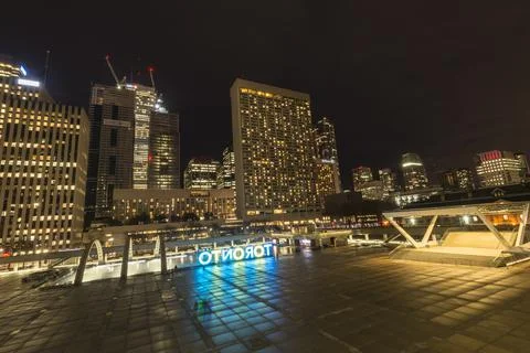 Nathan Phillips square Toronto Stock Photos