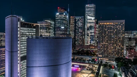 Nathan Phillips Square Toronto Skyline Stock Footage 92751648