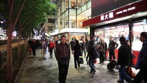 Nathan Road Stock Footage 203669724