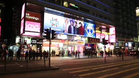 Nathan Road Stock Footage 203745503