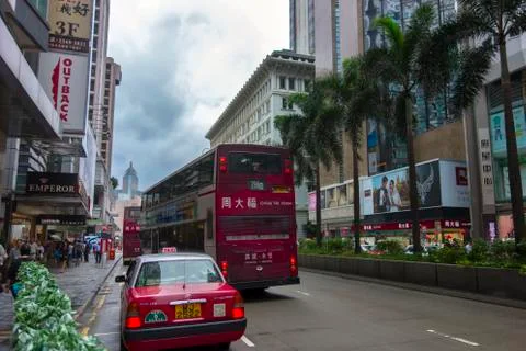 Nathan Road. Stock Photos