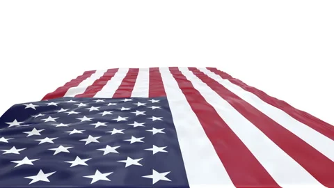 Nation Flag Fabric Flow Carpet 4K Vidéo 135961435
