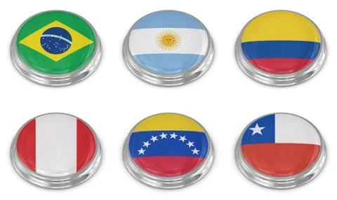Nation flag icon set Stock Illustration