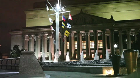 National Archives, Washington DC Stock Footage 2201913