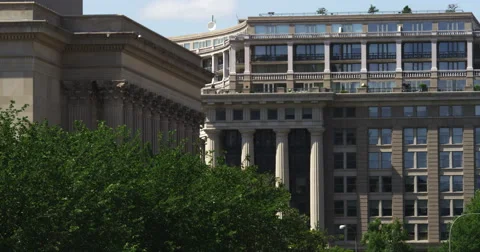 National Archives in Washington DC. Shot in May 2012. Stock Footage 59243275