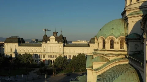 National Art Gallery Sofia. Quadrat 500. Stock Footage 116536326