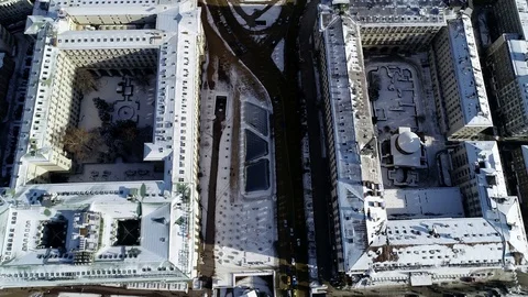 National Assembly building at Serdica, Sofia, Bulgaria, Europe 스톡 동영상 112098406