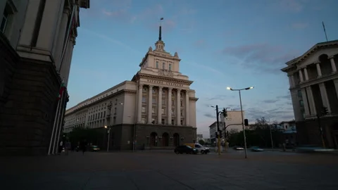 The national assembly palace in Sofia, Bulgaria 動画素材 242024481