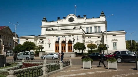 National Assembly, Sofia, Bulgaria Stock-Footage 144582908