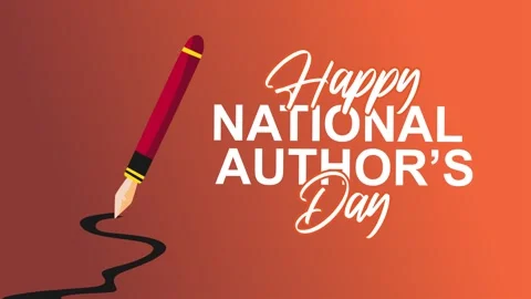 National Authors Day 스톡 동영상 306993561