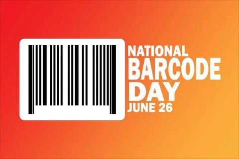 National Barcode Day Stock Illustration