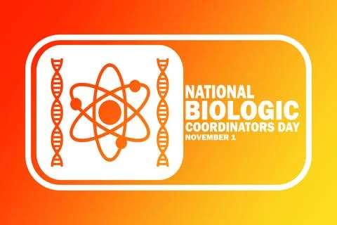 National Biologic Coordinators Day Vector Template Design Illustration Stock-Illustration