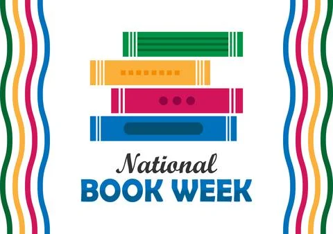 National Book Week Stock Illustration