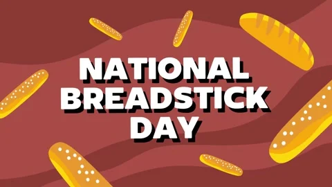 National Breadstick Day Stock Footage 306993853