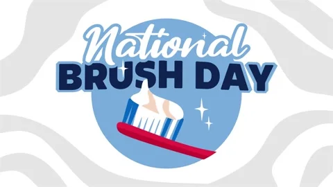 National Brush Day Video stock 306993495