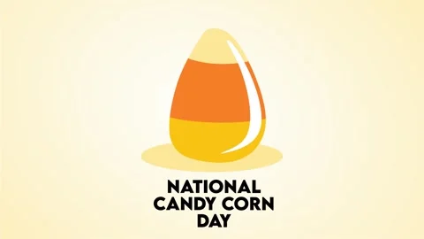 National Candy Corn Day with Delicious Candy Corn Stock Footage 293545150