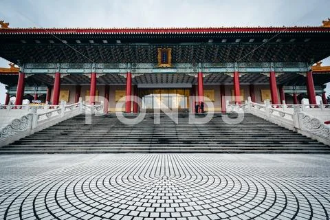 The National Cathedral at Taiwan Democracy Memorial Park, in Taipei, Taiwan. Stock Photos