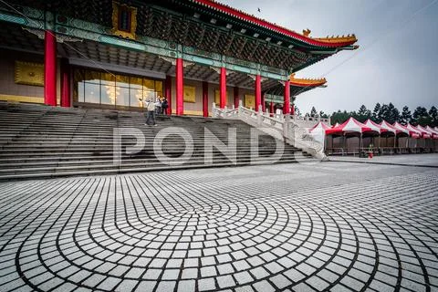 The National Cathedral at Taiwan Democracy Memorial Park, in Taipei, Taiwan. Stock Photos