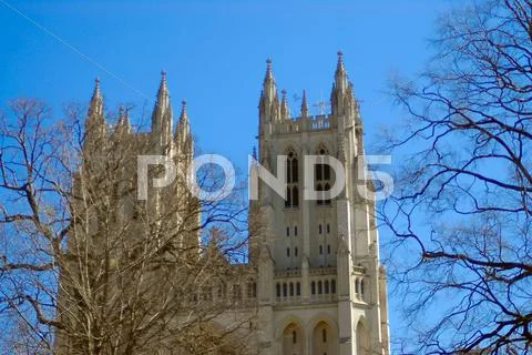National cathedral washington dc - april 5, 2013 Stock Photos