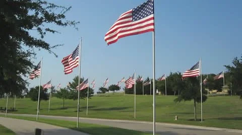 National Cemetery Stock Footage 11977466