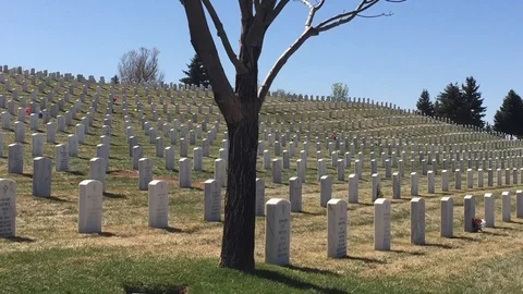 National Cemetery Stock Footage 104454959