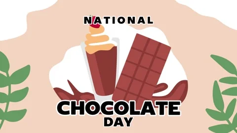 National Chocolate Day 스톡 동영상 306993645