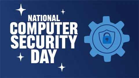 National Computer Security Day for better computer security Stock Footage 333658366