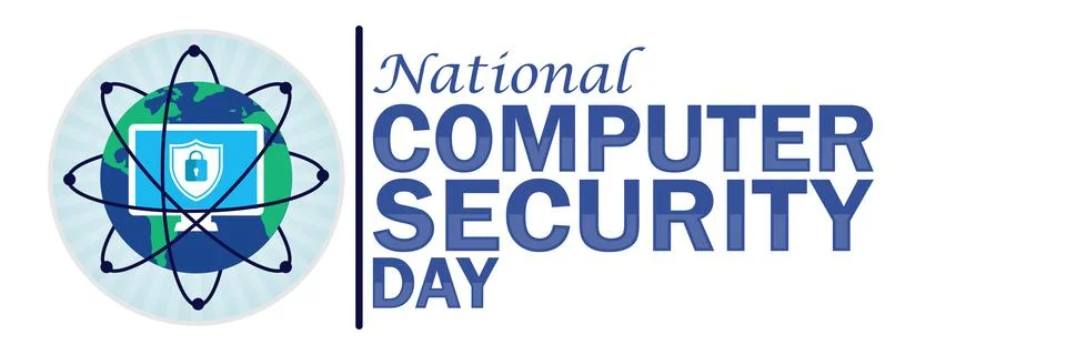 National Computer Security Day Stock Illustration