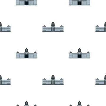 National Congress Building pattern seamless Ilustración de archivo