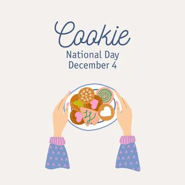 National Cookie Day Stock Illustration