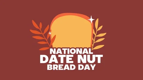 National Date Nut Bread Day Vídeos de archivo 335183935