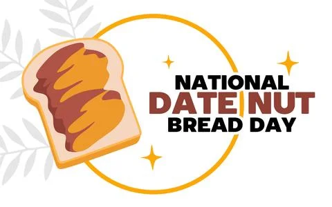 National Date Nut Bread Day 스톡 일러스트