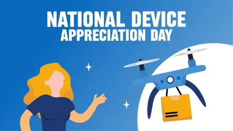 National Device Appreciation Day for better device usage Video stock 336157239