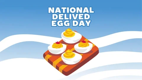 National Deviled Egg Day Video stock 306993470