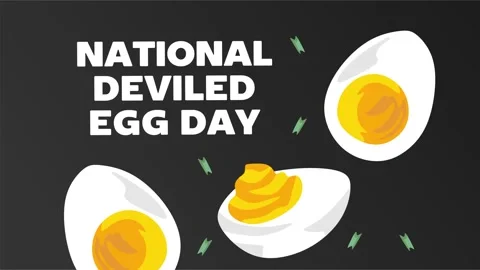 National Deviled Egg Day Video stock 306993491