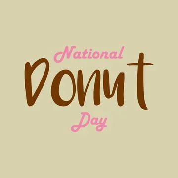 National Donut Day vector background イラスト素材