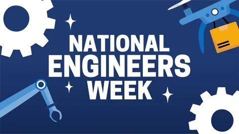 National engineers week for better engineer welfare Stock Footage 341998395