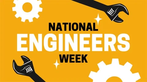National engineers week for better engineer welfare Stock Footage 341998547