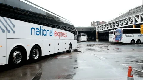 National Express coaches Stock Footage 146659844