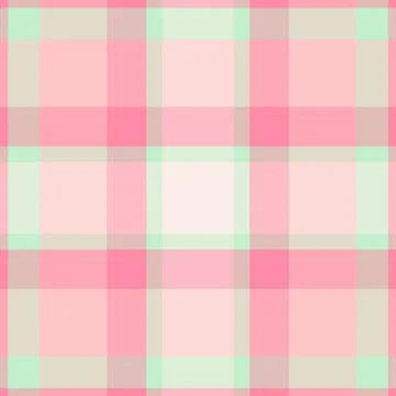 National fabric vector pattern, faded tartan plaid check. Adorable seamless.. Stock Illustration