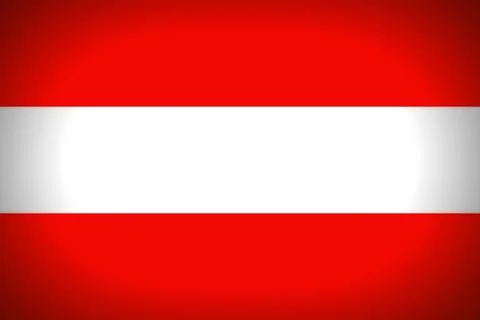 National flag of Austria Stock Illustration