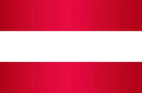 National Flag of Austria. Vector element Stock Illustration