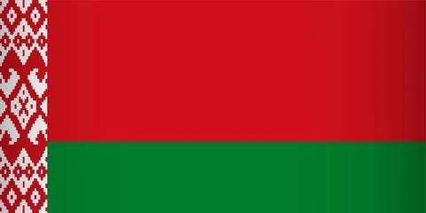 National Flag of Belarus. Vector Element Illustrazione stock